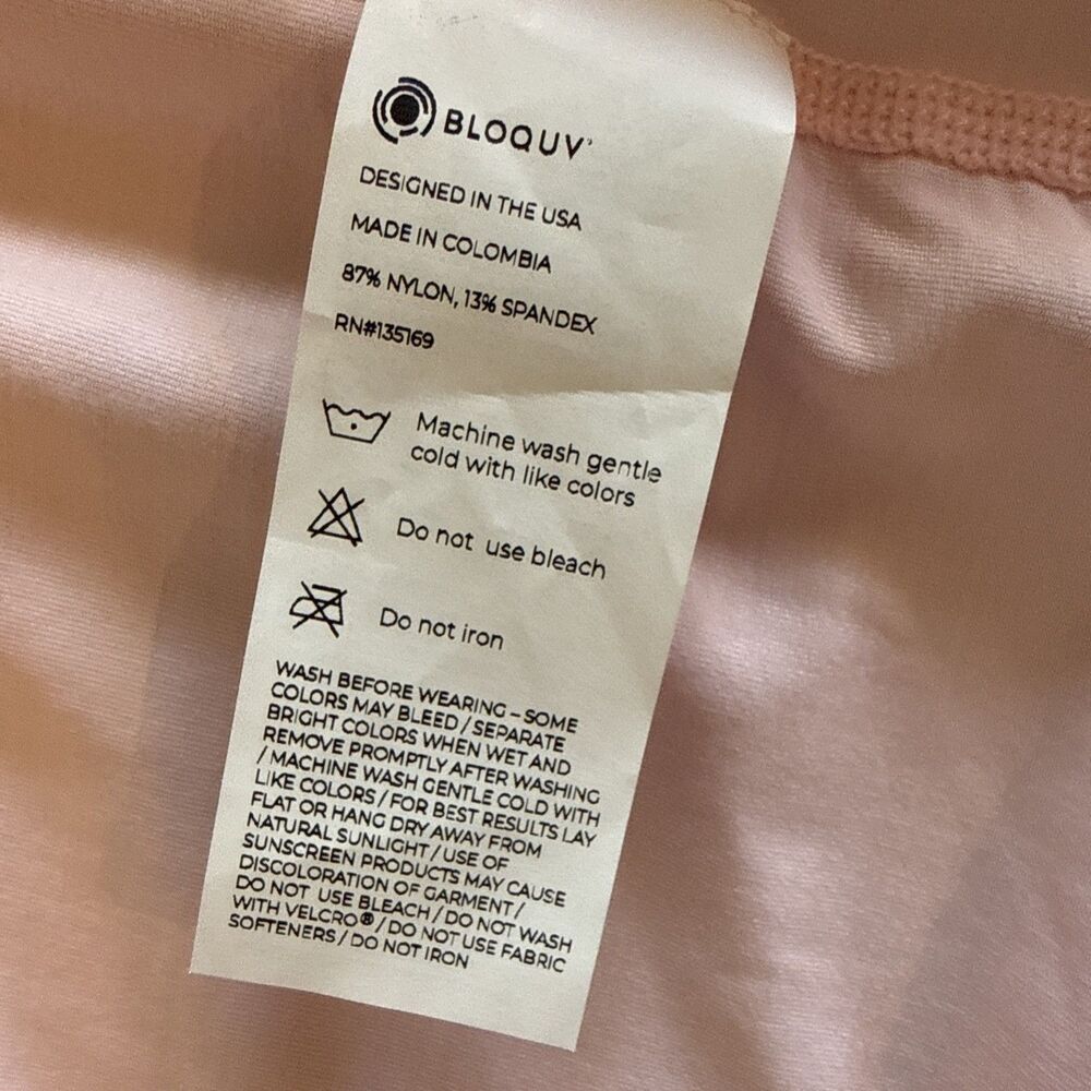 Bloquv Long Sleeve Mockneck Light Pink Shirt Size large - Picture 10 of 15